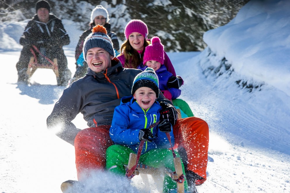 Rodelspaß in der Salzburger Sportwelt © Salzburger Sportwelt | Tom Lamm